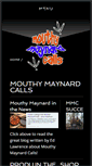 Mobile Screenshot of mouthymaynardcalls.com