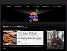 Tablet Screenshot of mouthymaynardcalls.com